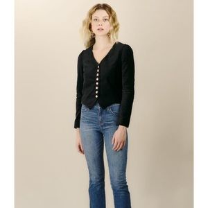 Rare Kristinit Velvet Victorian-style jacket top